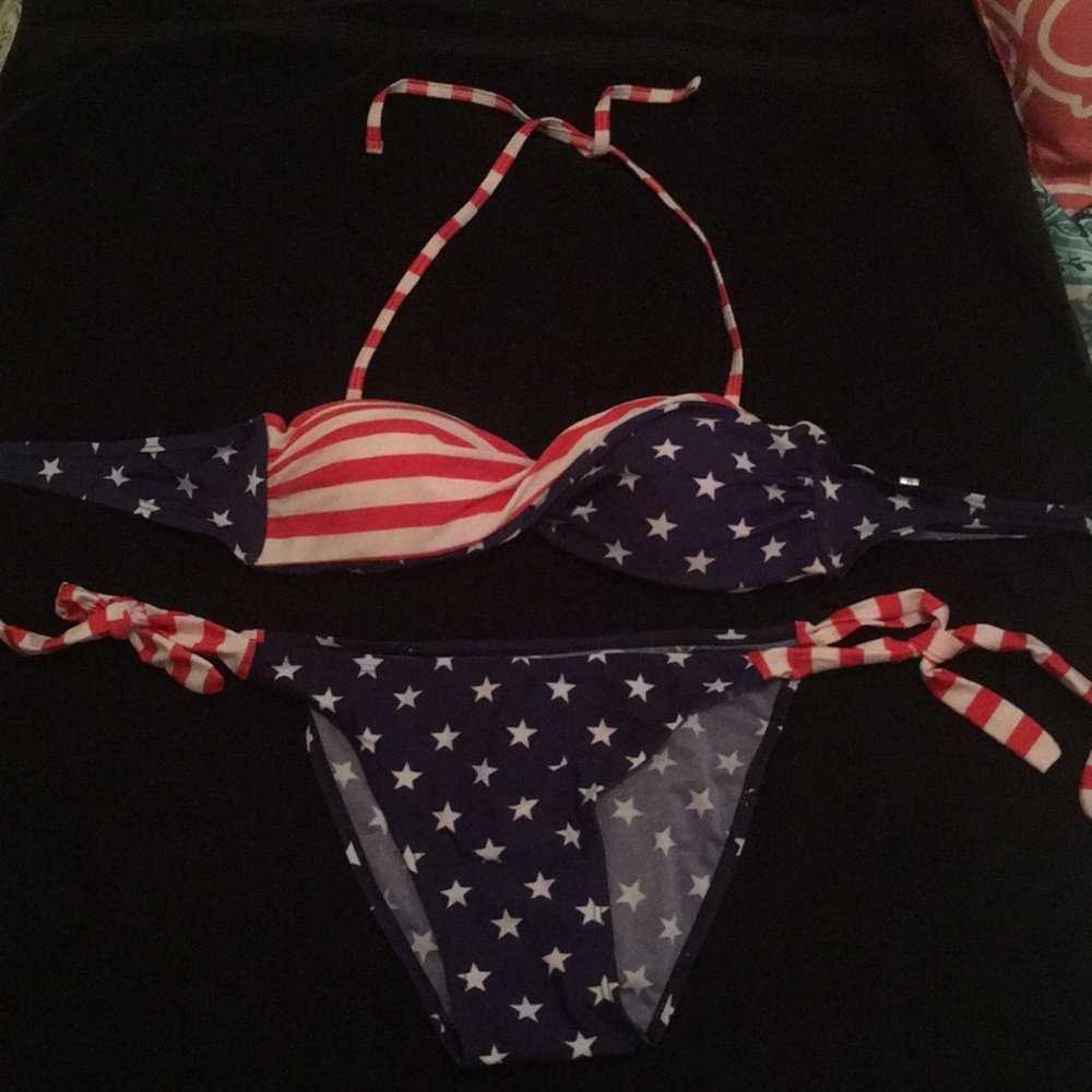 American flag bikini
